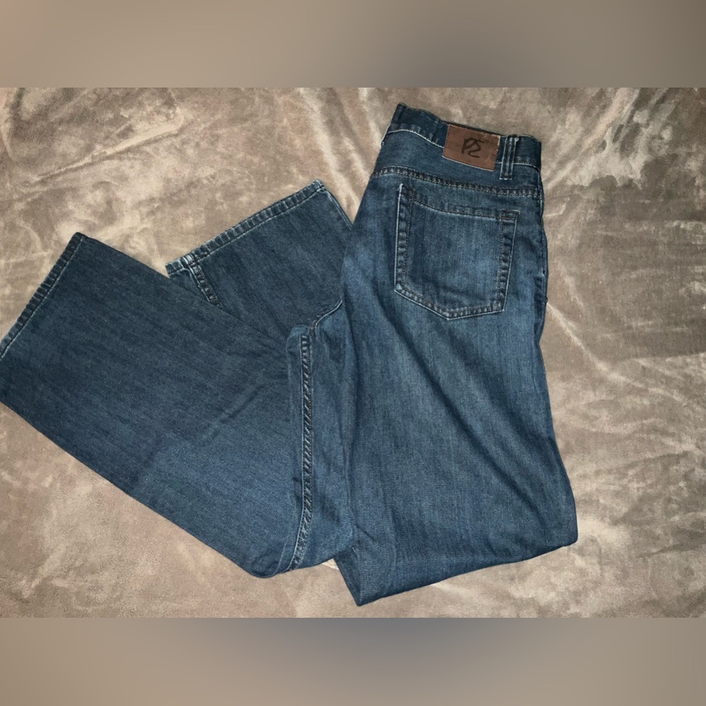 Men’s Perry Ellis Premium Denim Jeans - Size‎ 34x30 - Dark Wash 100% Cotton
